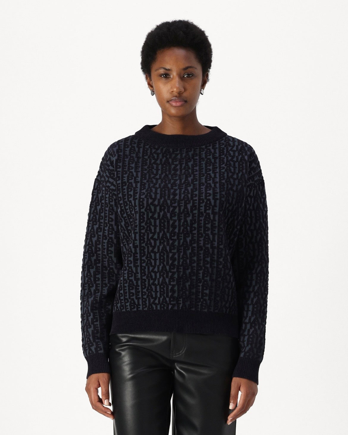 Maglia monogram Patrizia Pepe