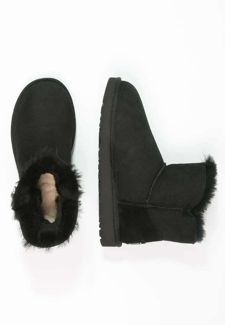 Ugg mini nero bottone Swarovski
