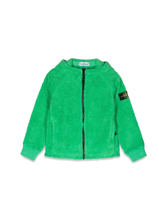Felpa in pile Stone Island Junior