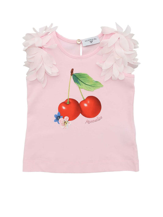 Tshirt bebè Monnalisa ciliegie