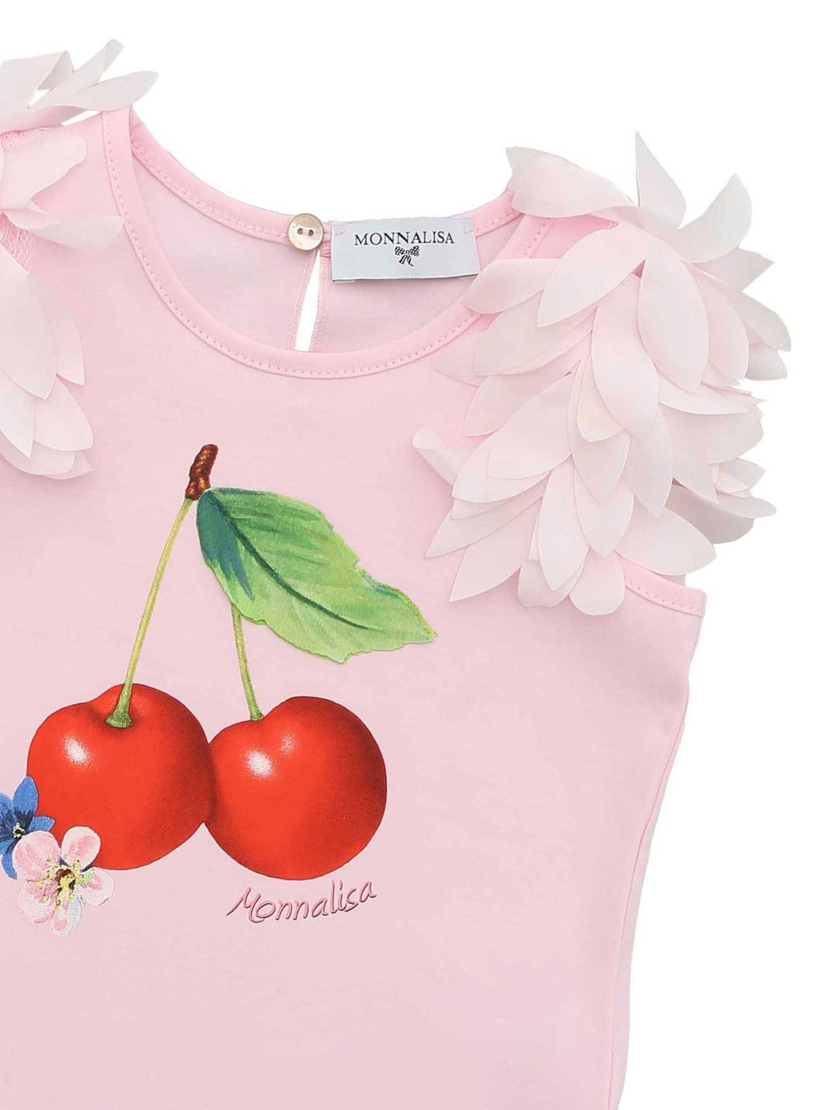 Tshirt bebè Monnalisa ciliegie