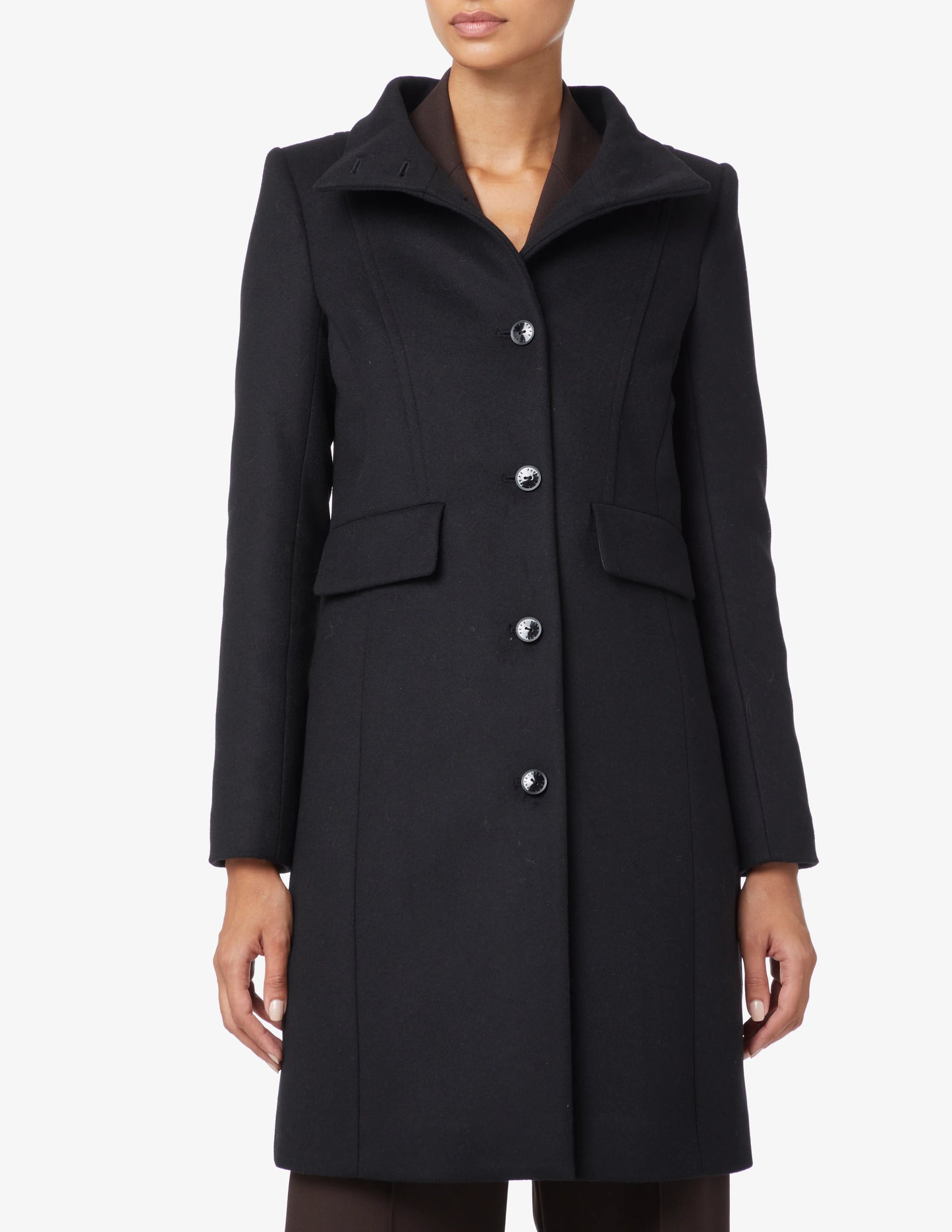 Cappotto bottoni neri Patrizia Pepe