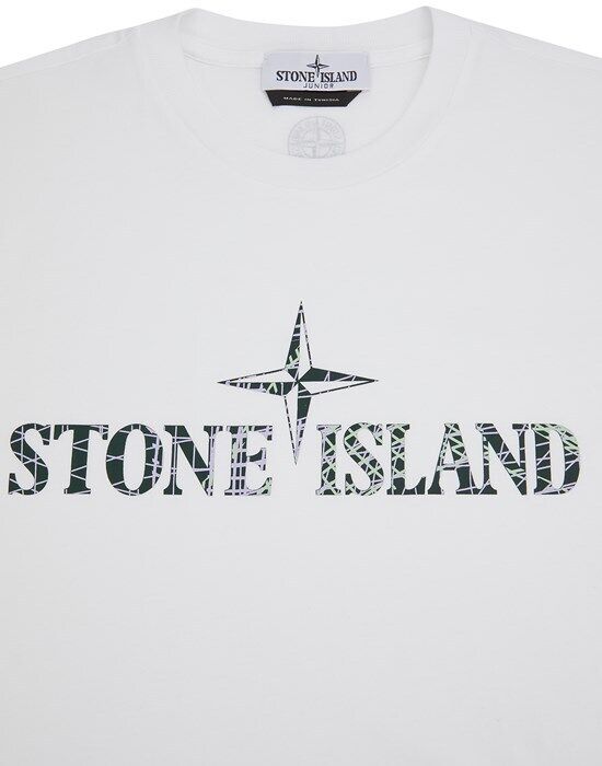 T-shirt con stampa Stone Island Junior