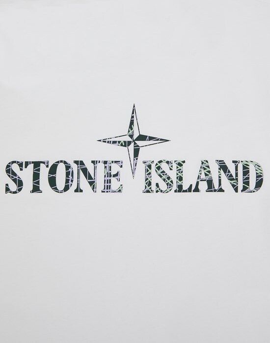 T-shirt con stampa Stone Island Junior