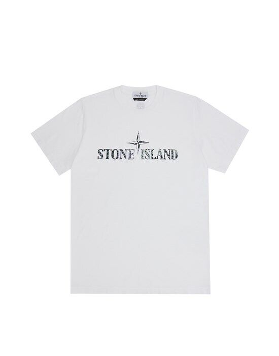 T-shirt con stampa Stone Island Junior