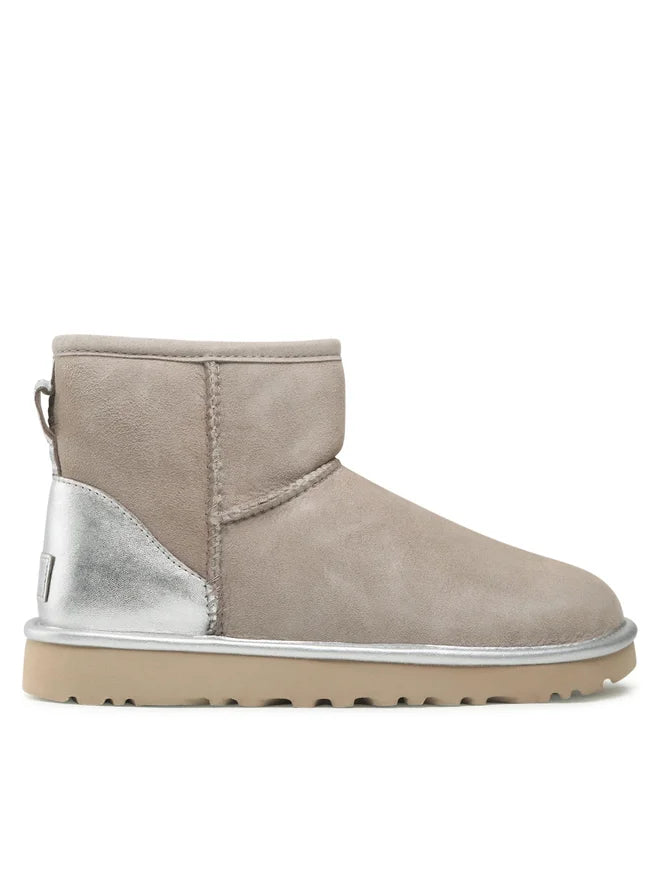 Ugg mini metallic grigio
